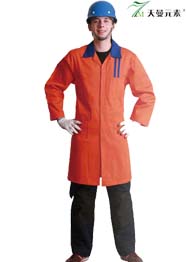橘色勞保大褂TMQMCX-0010 橘色勞保大褂TMQMCX-0010
