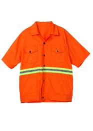 夏季短袖橘色環衛服TMHWGZF-006 夏季短袖橘色環衛服TMHWGZF-006