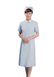 淺藍(lán)色護(hù)士服娃娃領(lǐng)短袖工裝TMHSF-035 淺藍(lán)色護(hù)士服娃娃領(lǐng)短袖工裝TMHSF-035