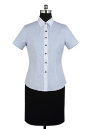 女短袖正規(guī)領(lǐng)襯衫TMNC501A 女短袖正規(guī)領(lǐng)襯衫TMNC501A