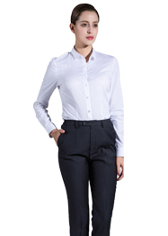 女長袖關門領襯衣GW6032 女長袖關門領襯衣GW6032