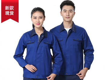 車間藍色工人穿工作服TM661-03 車間藍色工人穿工作服TM661-03