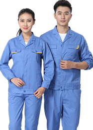 淺藍色長袖工作服TM662-03 淺藍色長袖工作服TM662-03