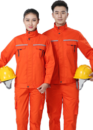 橘黃色帶反光條工作服新款TM663-01 橘黃色帶反光條工作服新款TM663-01